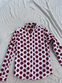 Burberry Polka Dot Print Long Sleeve Shirt 